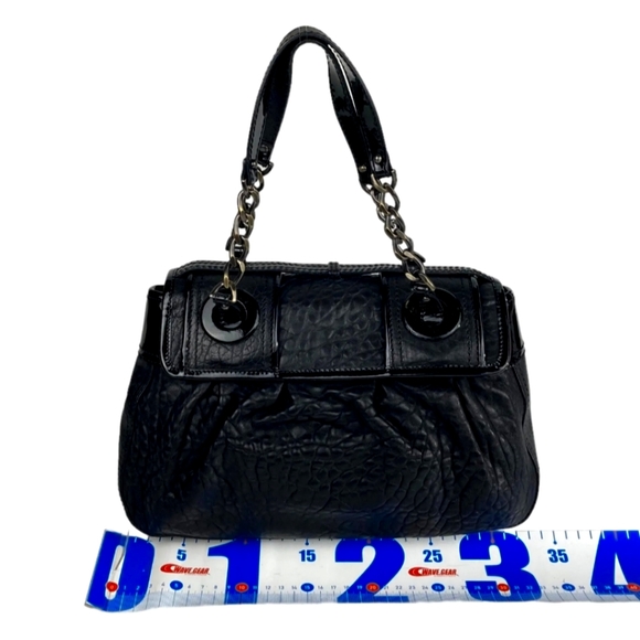 COPY - FENDI Bag Handbag Black Leather Authentic - Picture 2 of 10